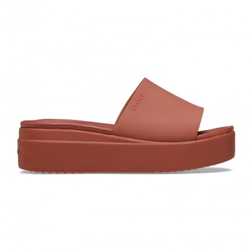 CROCS Women's Brooklyn Slide Sandal - Spice - Size 9